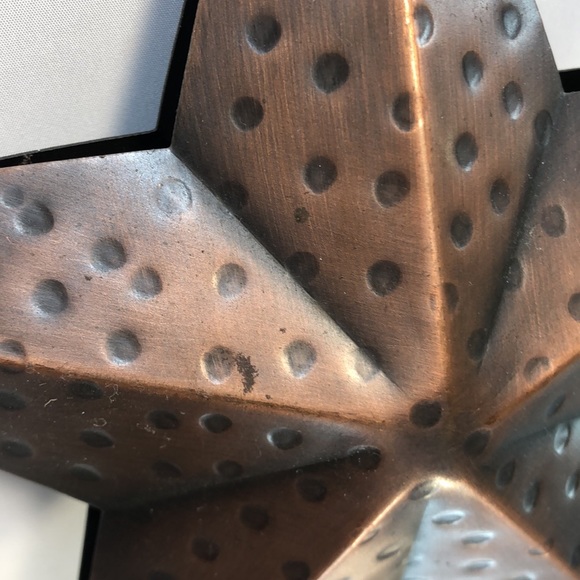 Copper color western star decoration 8” x 9” - Picture 7 of 7